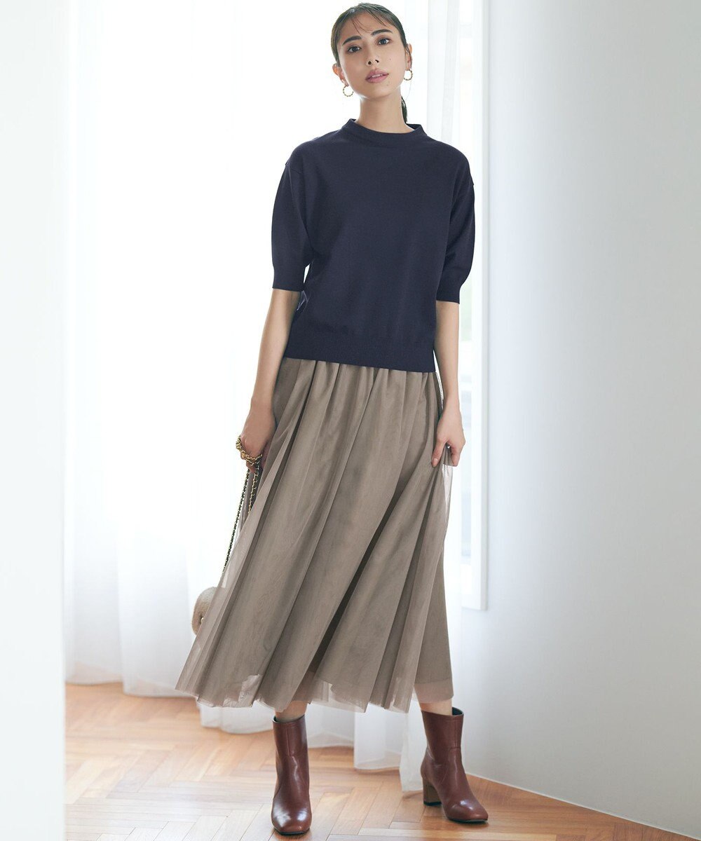 23区 フェイクファーチェーン ショルダー バッグ 