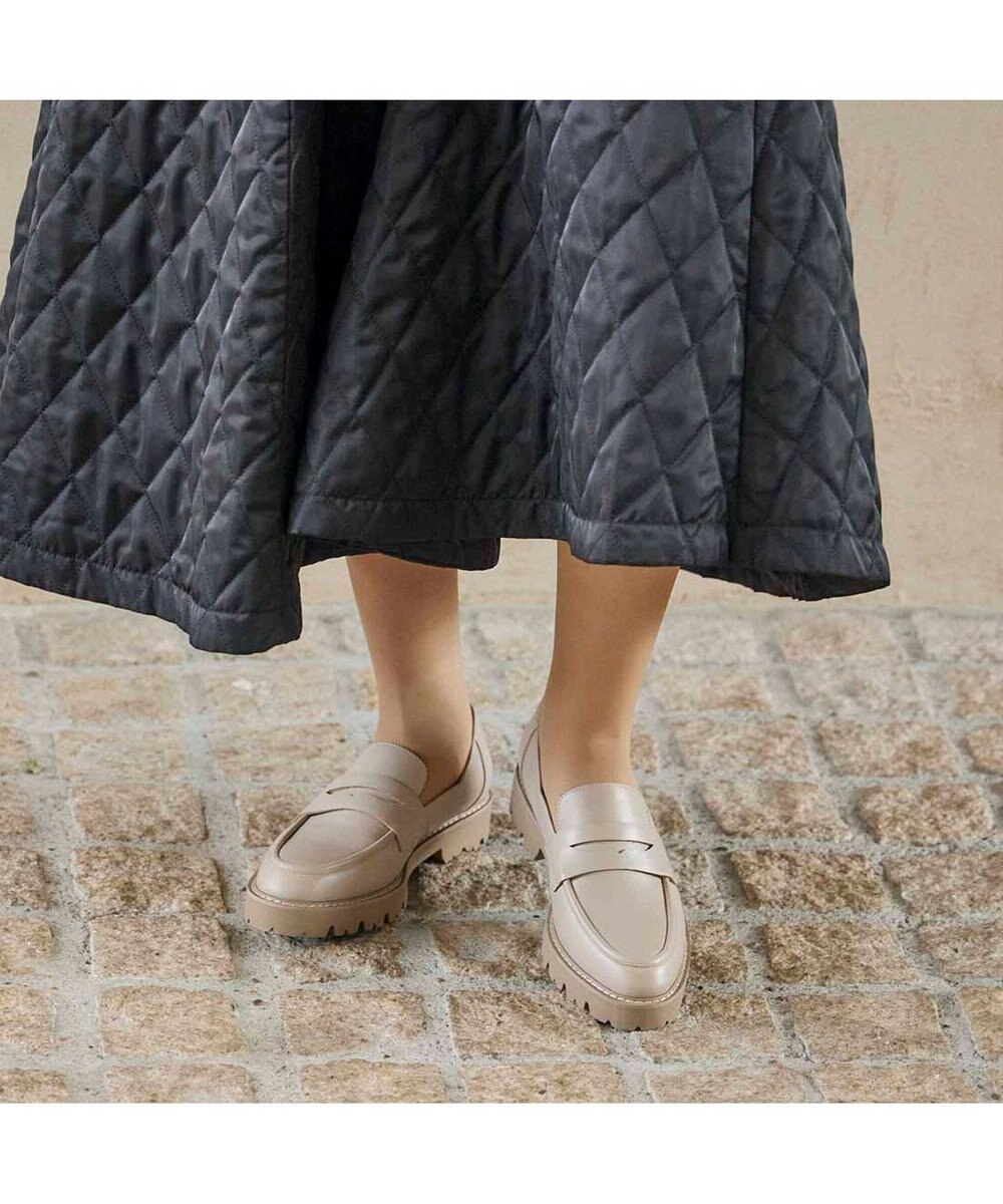 MODE ET JACOMO <MODE ET JACOMO>厚底コインローファー 