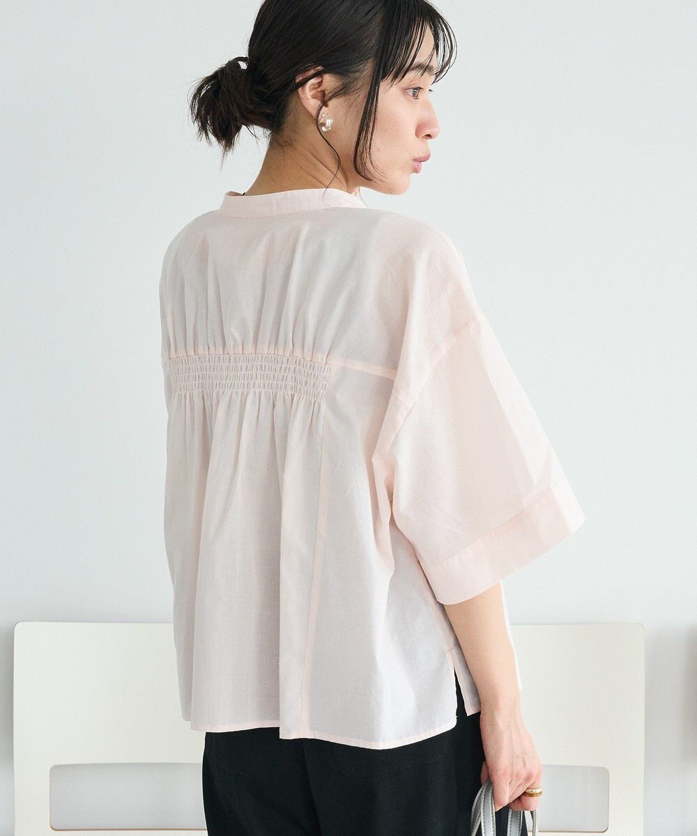 CRAFT STANDARD BOUTIQUE バックギャザーポンチョシャツ 