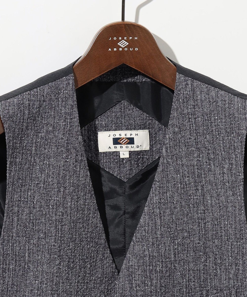 JOSEPH ABBOUD 【ストレッチ・洗える・軽量・防しわ・速乾・エコ撥水】ライトウェーブベスト 