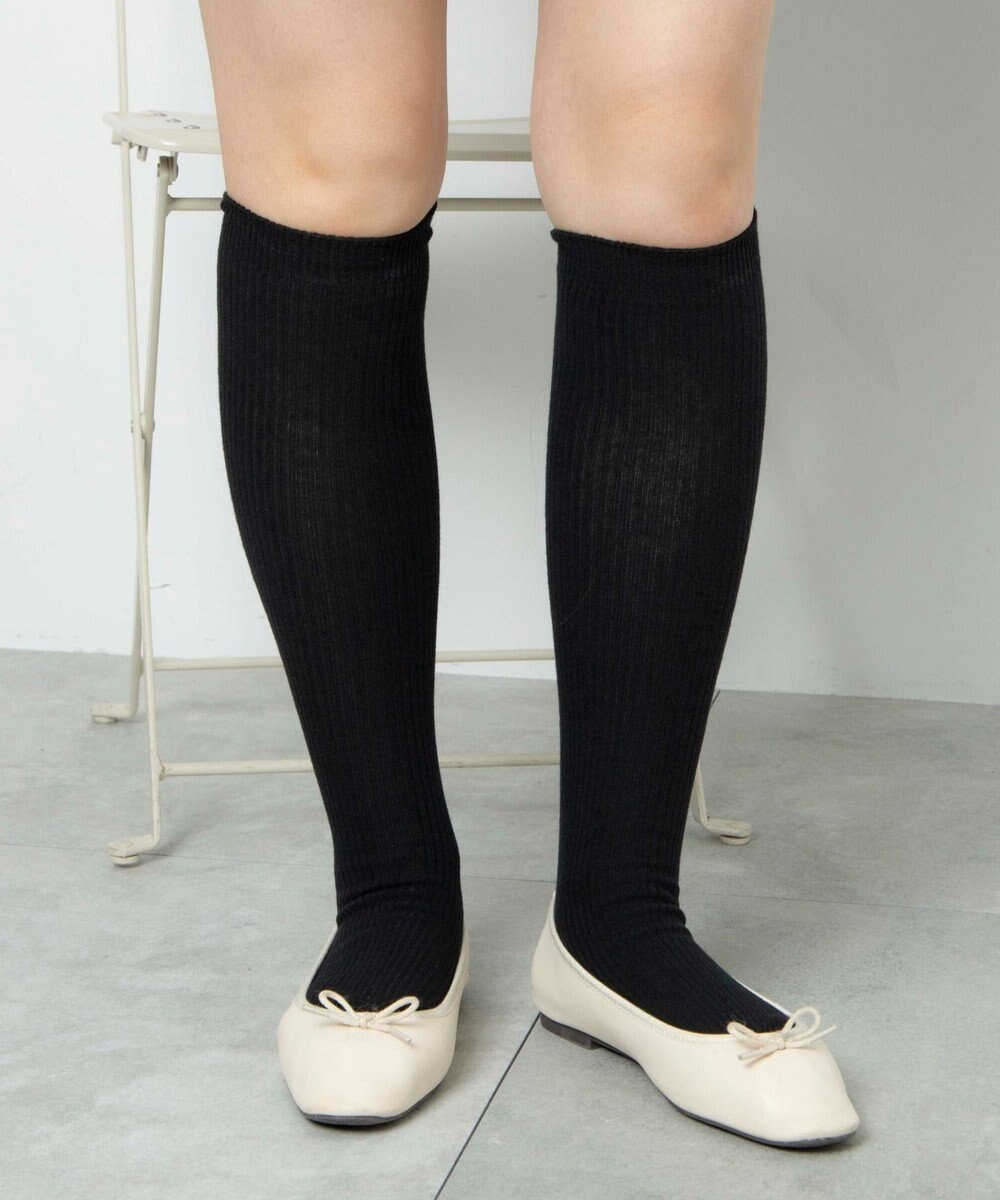 WEGO 細リブハイソックス 