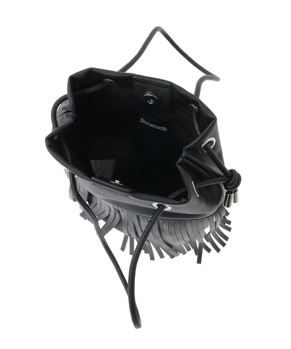 Green Parks ａｎｄｍｉｋｋａ．フリンジ巾着ショルダーバッグ 