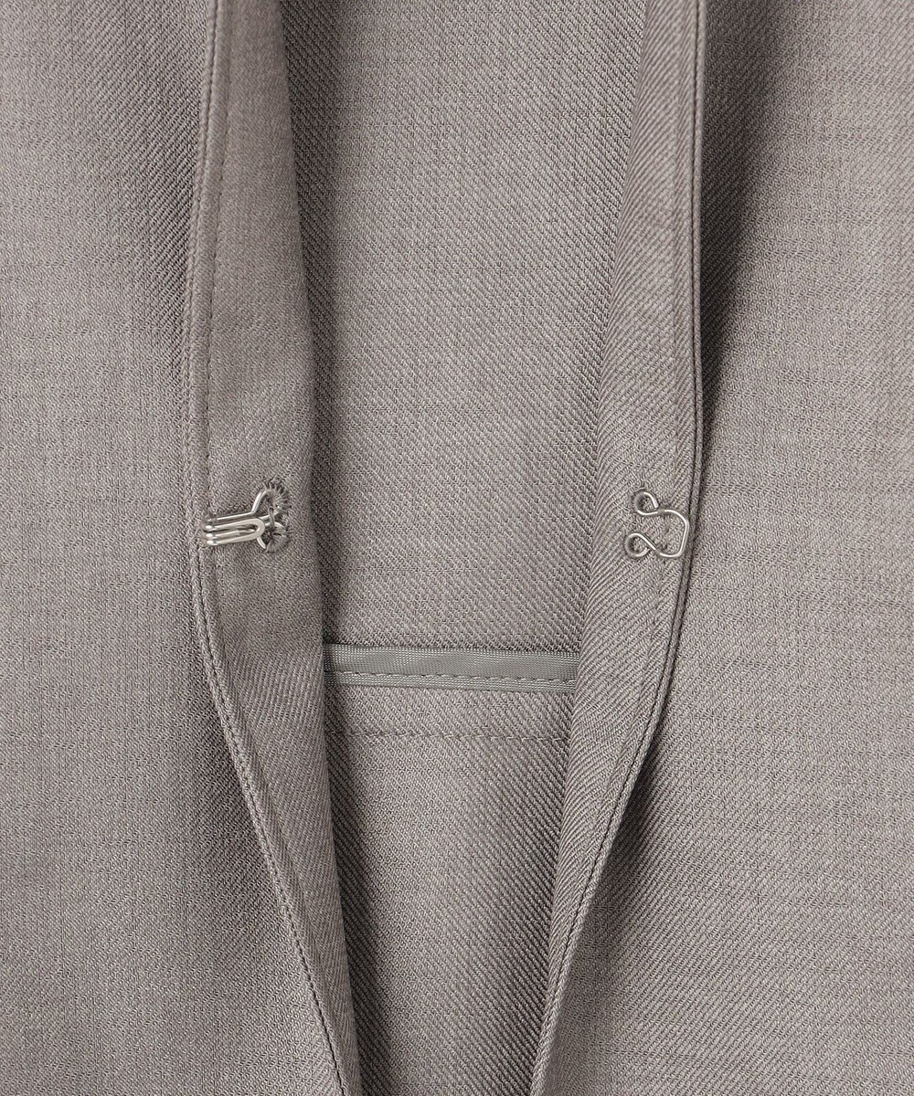 J.PRESS LADIES L OXIJEWEL ストレッチ ノーカラー ジャケット 