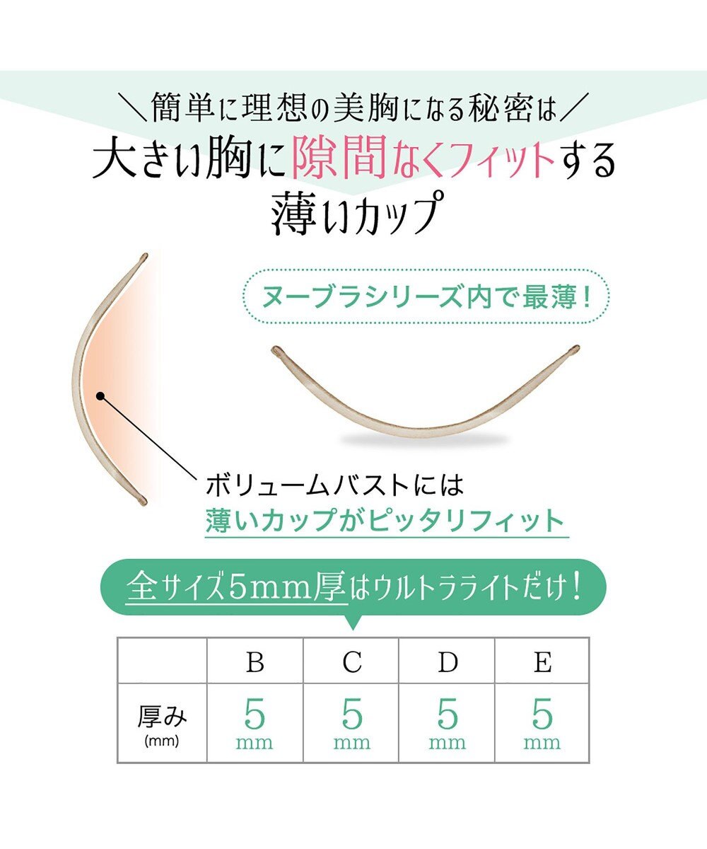 BRADELIS New York 【NuBra / 薄い・軽量】ヌーブラ・ウルトラライト 公式 小さく見せる ブラジャー  結婚式 ブライダルインナー Tシャツブラ 