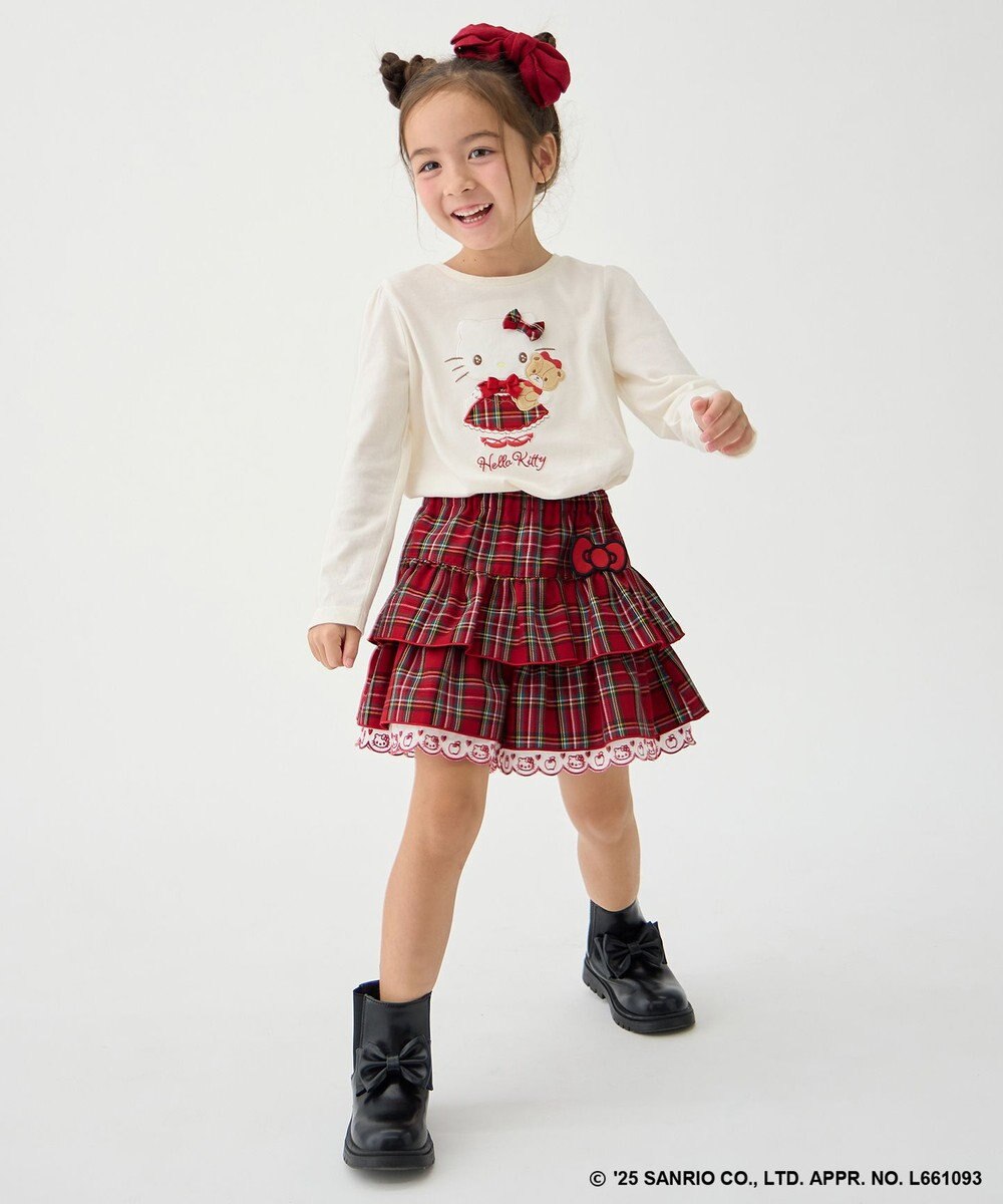 ANY KIDS 【ハローキティ×ANY KIDS】チェックキュロット 