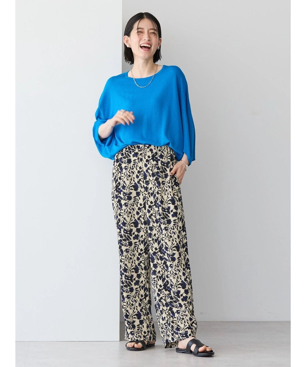 AMERICAN HOLIC 接触冷感トライアングルスリーブニットプルオーバー 