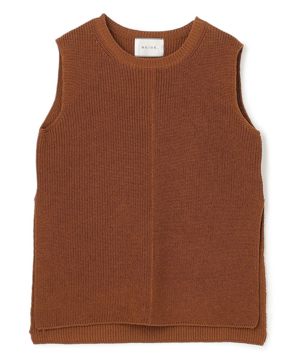 BEIGE， BARR / ノースリーブニット 