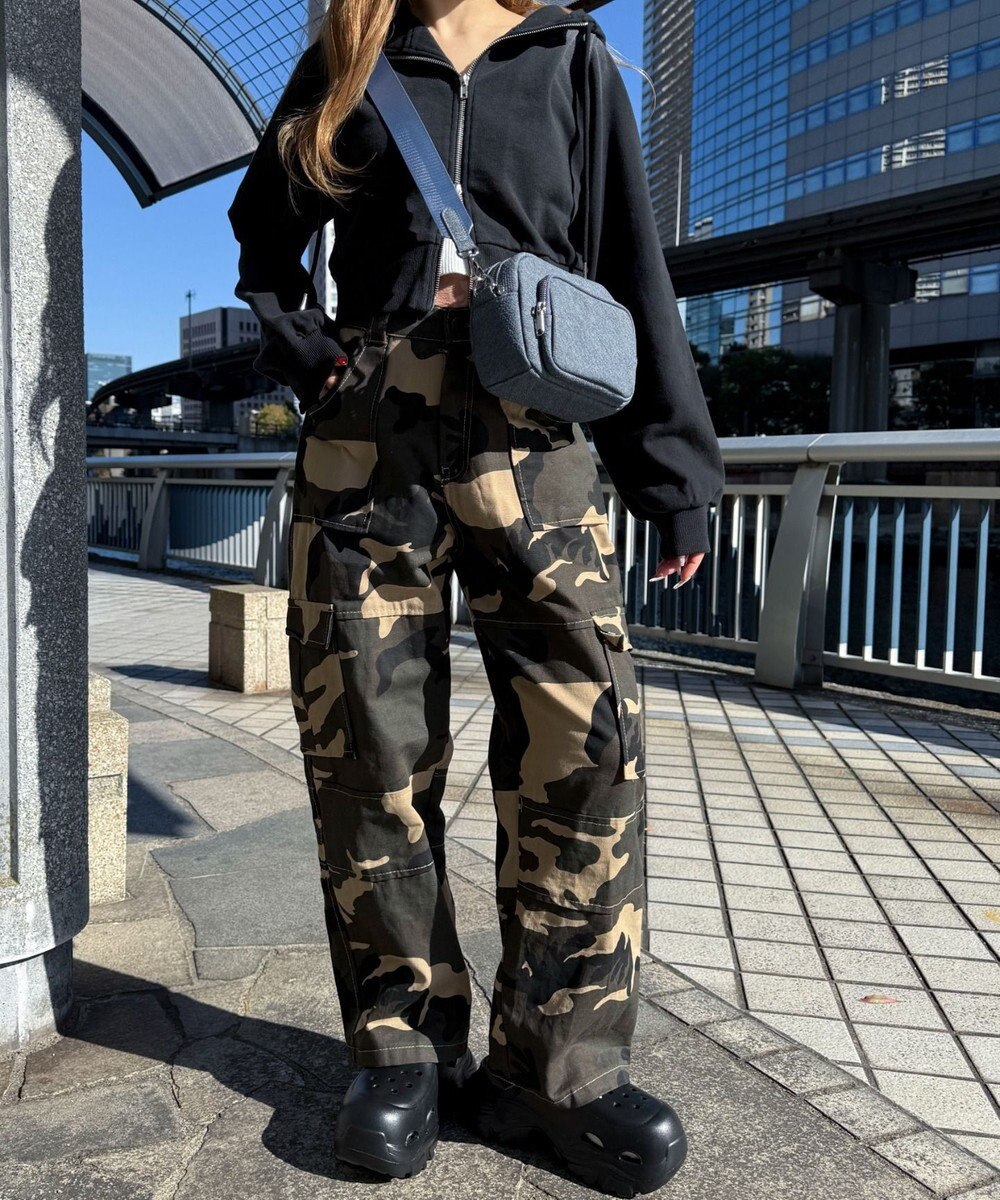 WEGO サークルポーチ付きスクエアショルダー 