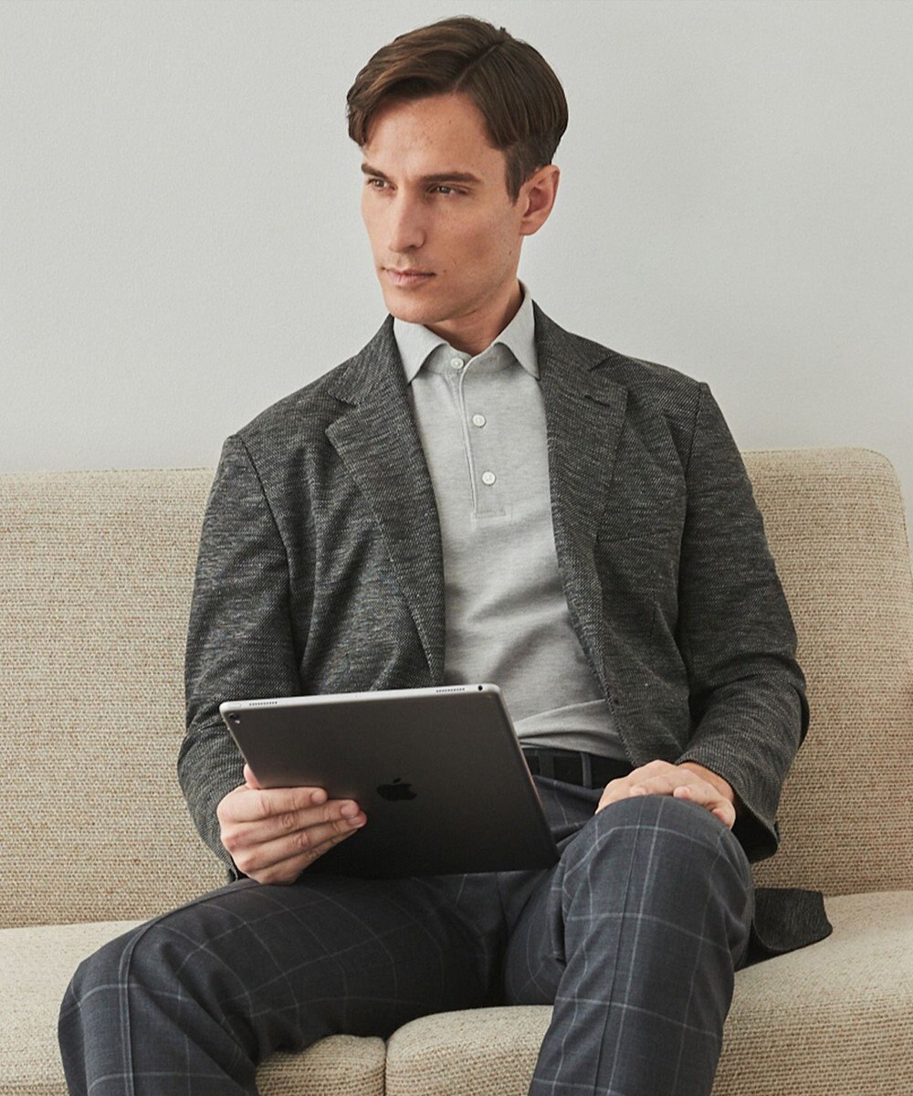 GOTAIRIKU ３年連続売上NO1【吸水速乾/洗える/ストレッチ】ノルマンディーリネン カーディガンジャケット(25/26年モデル) 