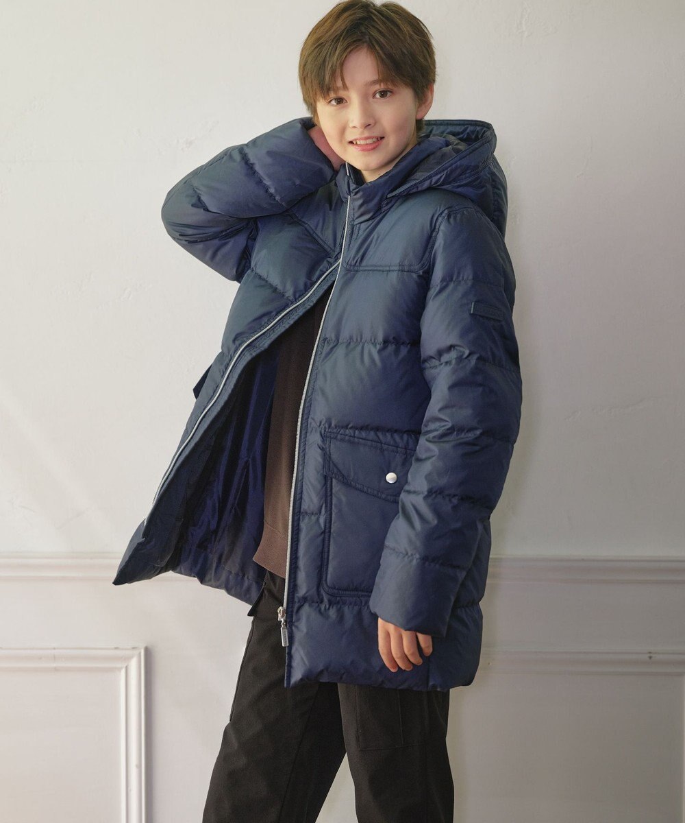J.PRESS KIDS 【140-170cm】【撥水】50Dタフタ ダウンコート 
