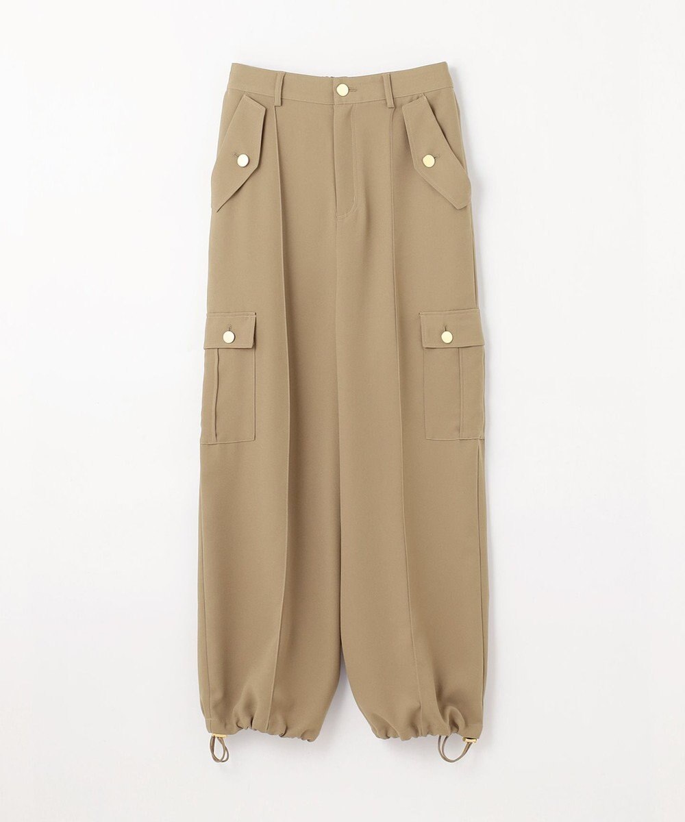 GRACE CONTINENTAL バックサテンカーゴパンツ 