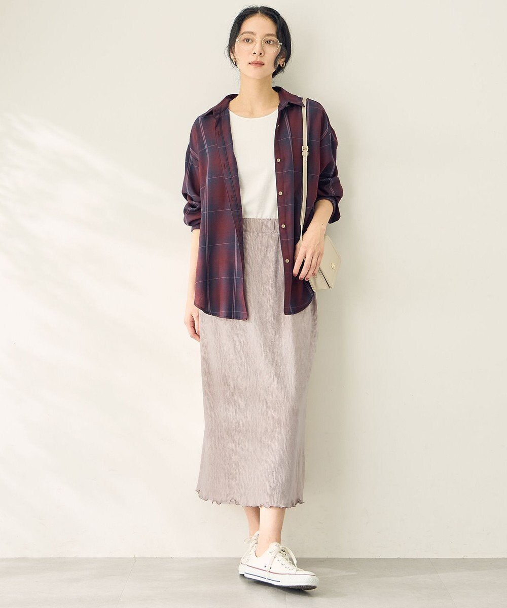 ANY L テレコタンクトップ 