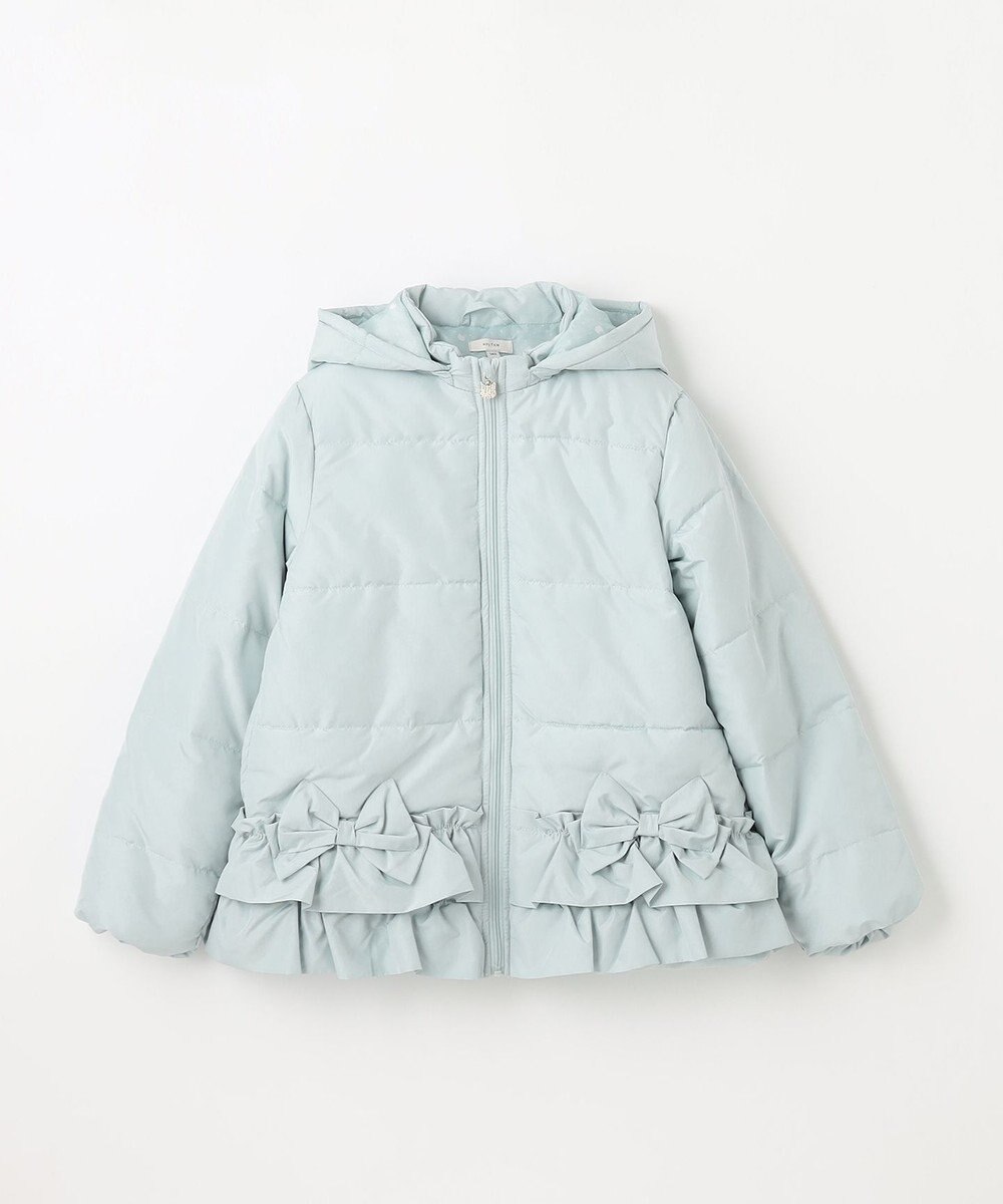 ANY KIDS 【洗濯機OK】中綿リボンコート 