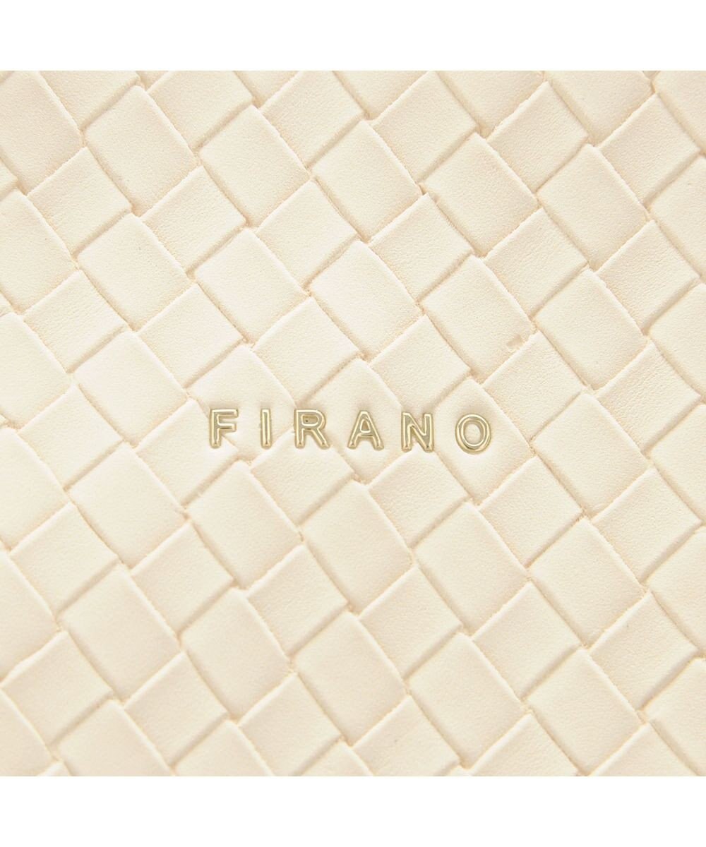 MioFIRANO カジュアルシックバスケットウィーブハンドバッグ 2WAY パスケース付き　FIRANO フィラノ 