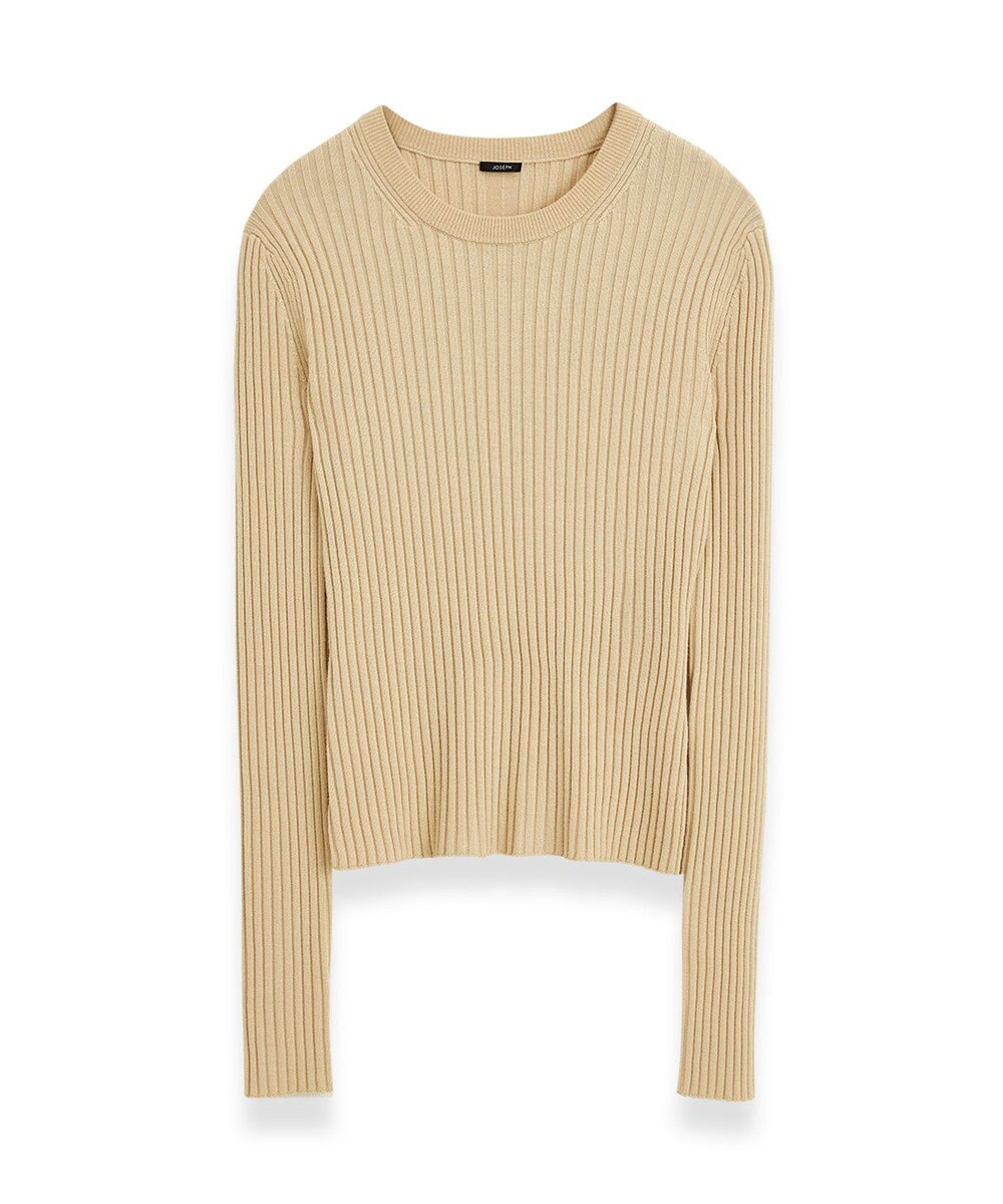 JOSEPH 【洗える】シルクブレンド　ラウンドネックニット 