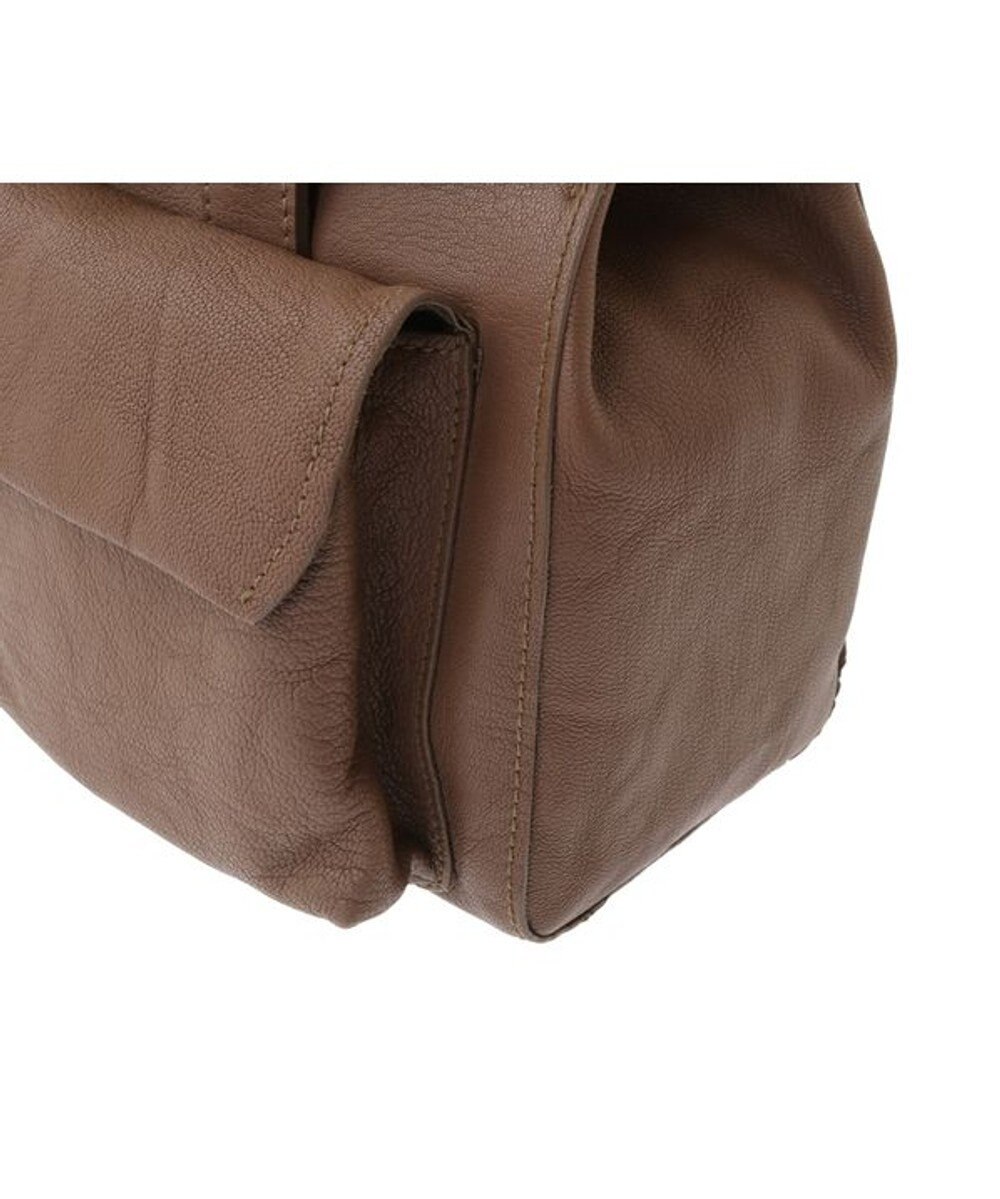 genten ゴートシュリンク かぶせ付トートバッグ 