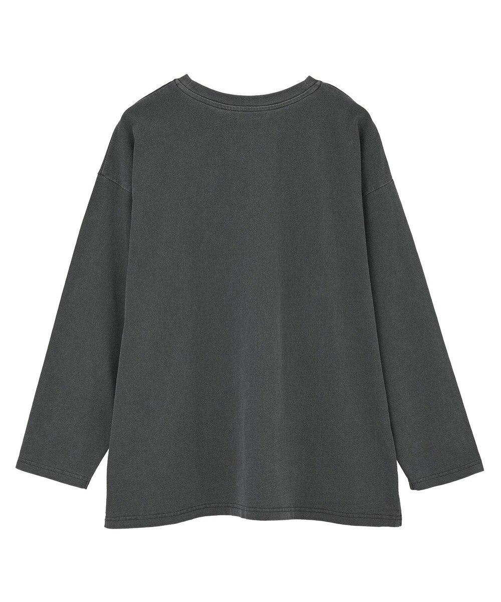 Green Parks VILLAINS/ピグメントプリント長袖Tシャツ 