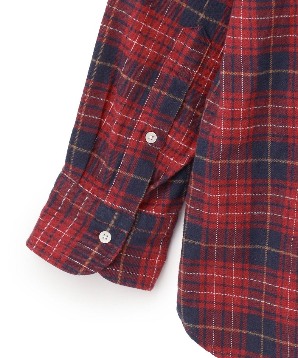 J.PRESS YORK STREET 【UNISEX】フランネル レギュラーカラーシャツ 
