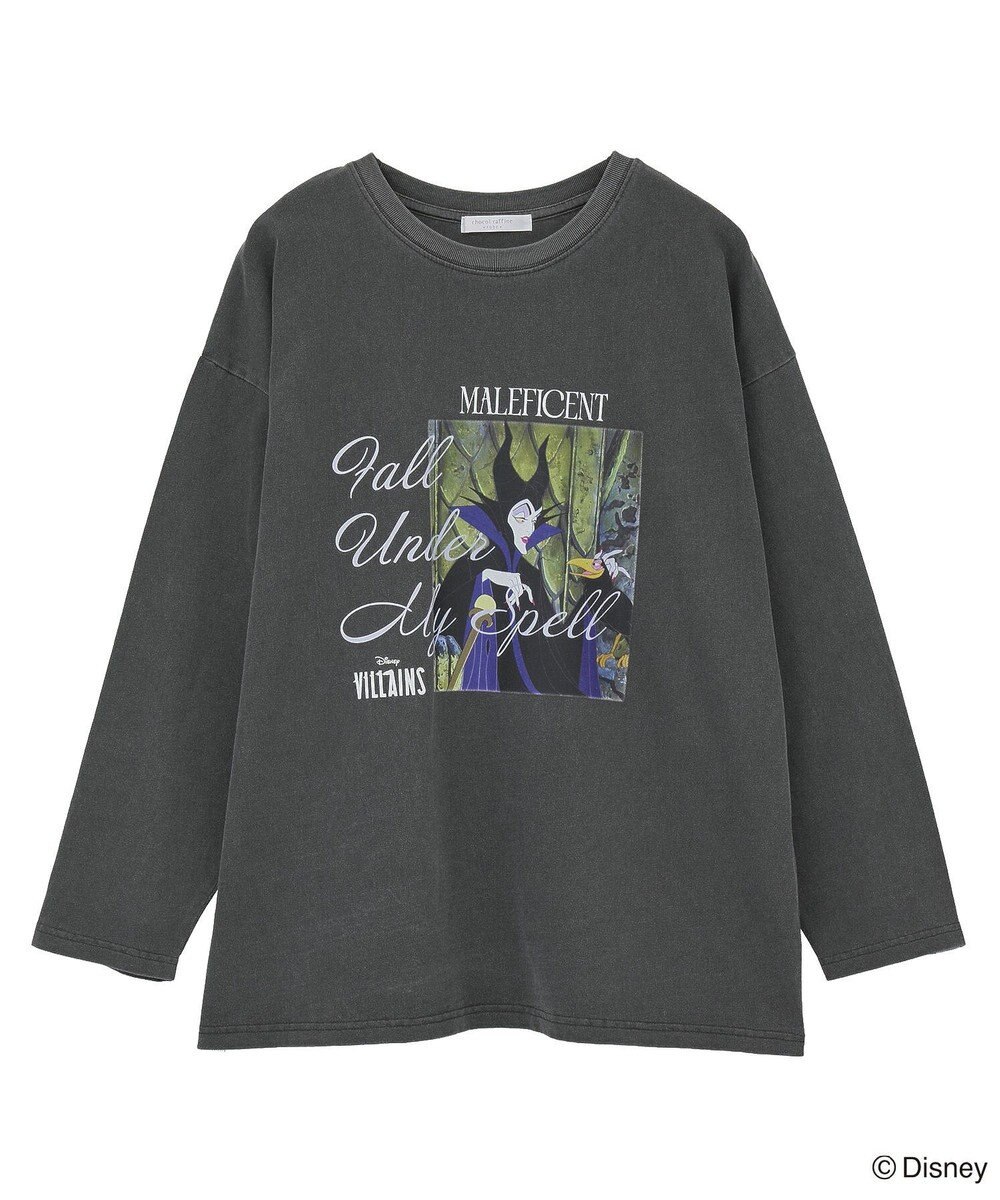 Green Parks VILLAINS/ピグメントプリント長袖Tシャツ 