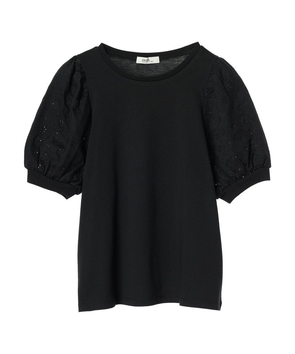 earth music&ecology フラワーレースプルオーバー 