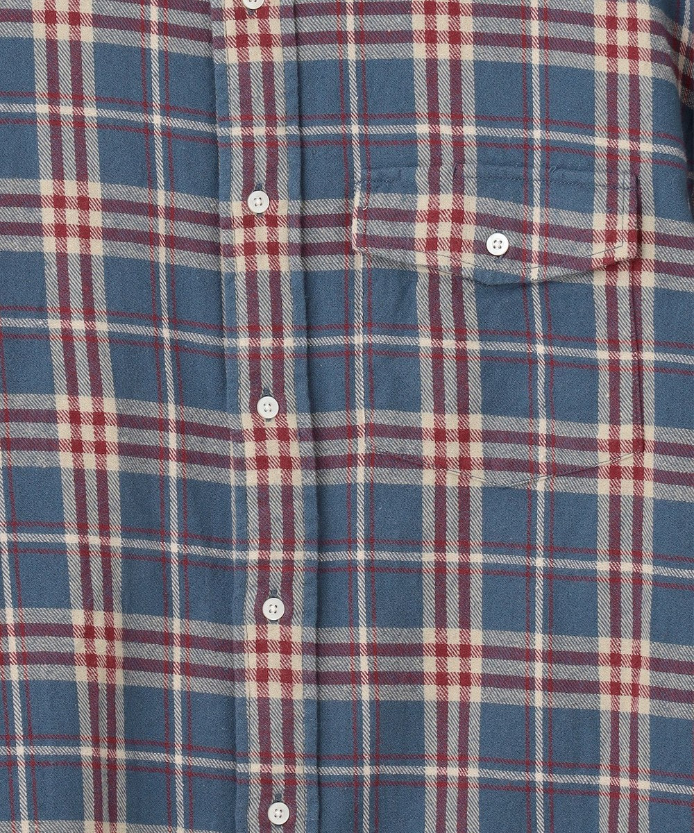 J.PRESS YORK STREET 【UNISEX】フランネル レギュラーカラーシャツ 