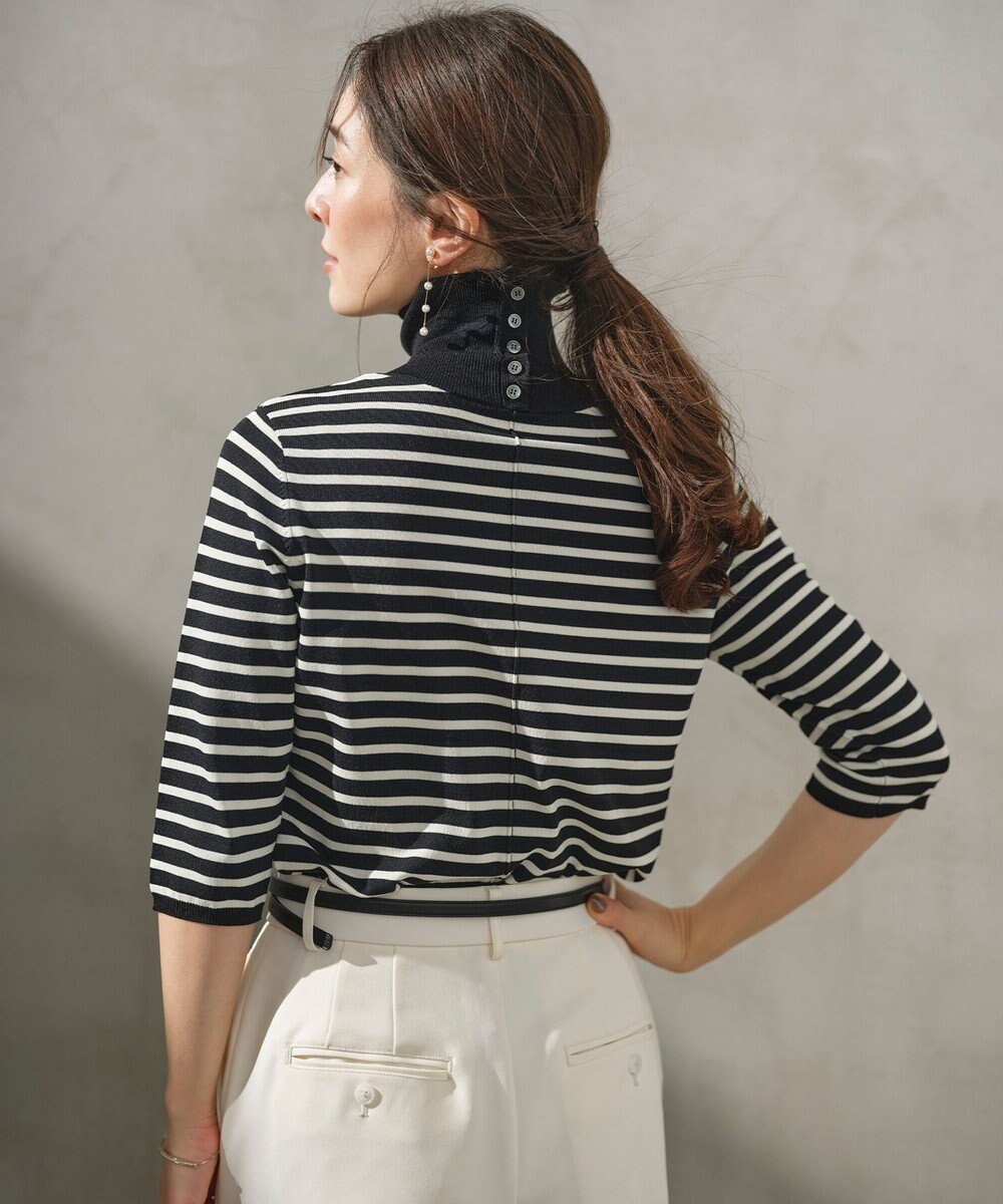 組曲 L 【6色展開・UVケア】モダンタートルニット 