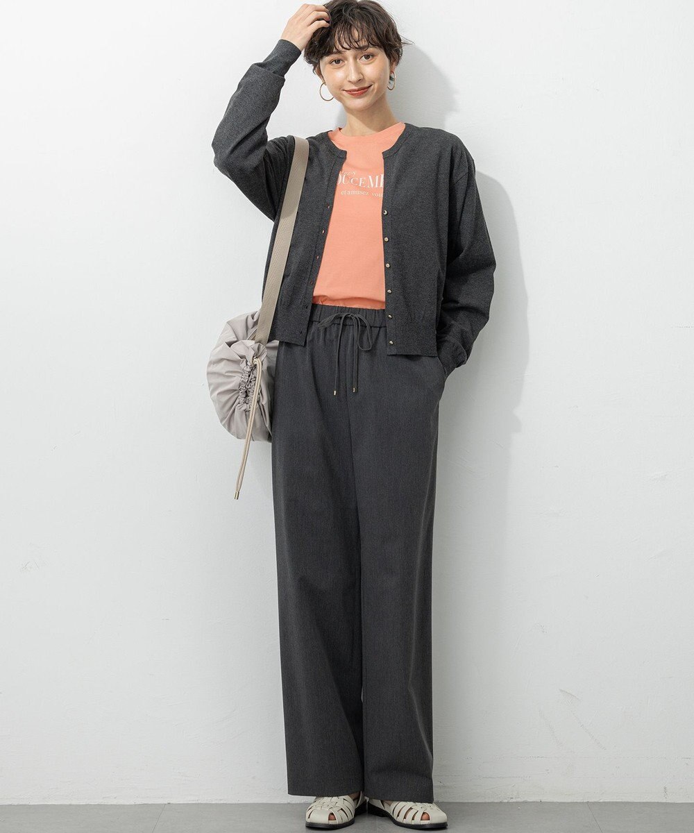 23区 【洗える】ロゴプリント コットン Tシャツ 