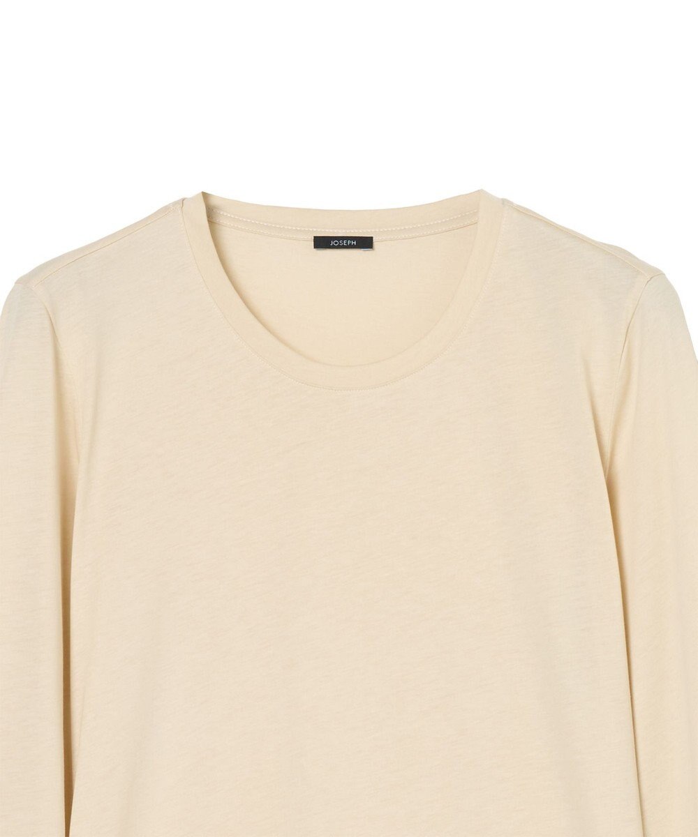 JOSEPH 【洗える】コットンシルク　ロングスリーブティーシャツ 