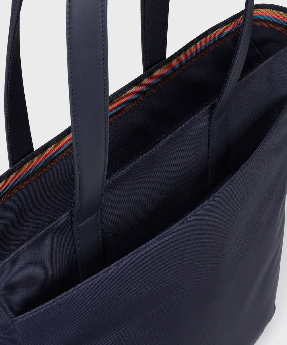 Paul Smith ナイロンブライトストライプトリム トートバッグ 