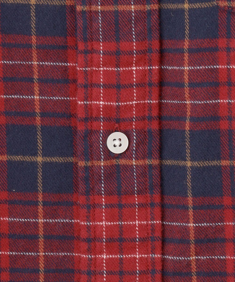 J.PRESS YORK STREET 【UNISEX】フランネル レギュラーカラーシャツ 