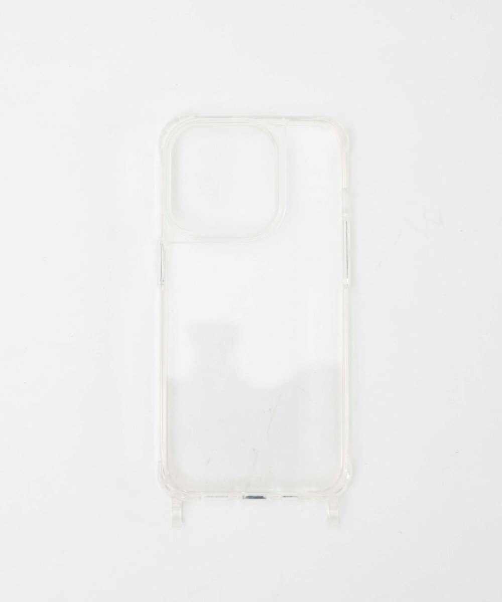 WEGO ストラップホール付きクリアiphoneケース 