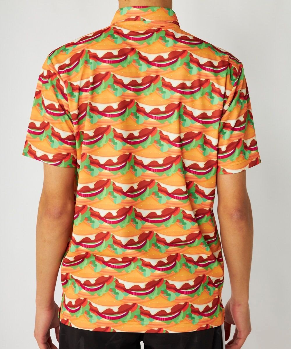 FILA GOLF／marie claire 【Loudmouth】総柄ポロシャツ 