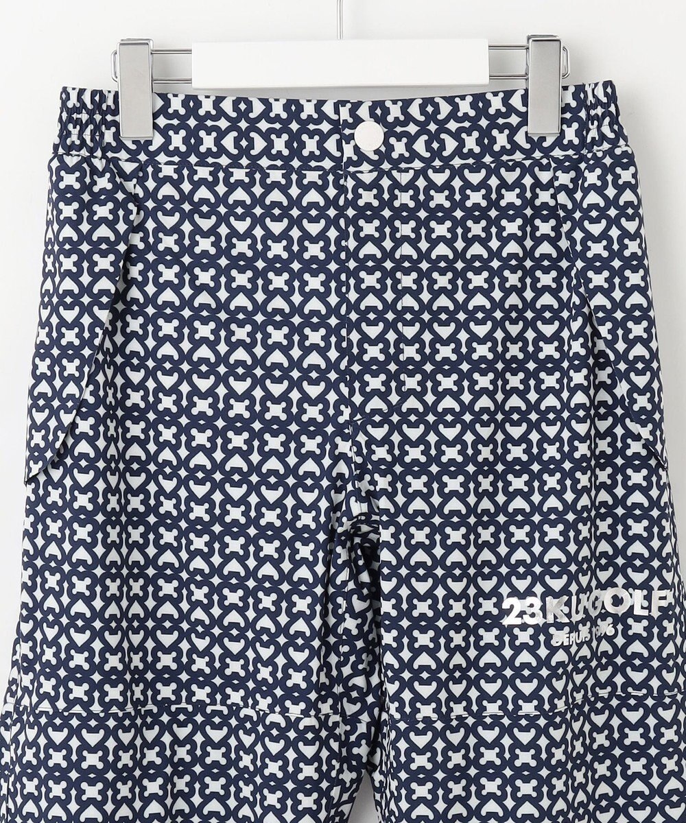 23区GOLF 【WOMEN】モノグラム ポケッタブルレインパンツ 