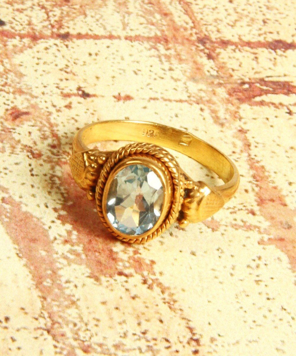 フランス一点もの トパーズ楕円装飾リング Wythe Charm ファッション通販 公式通販 オンワード クローゼット