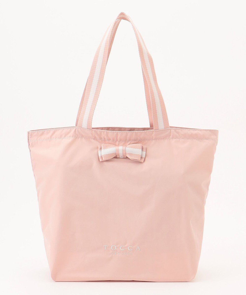 TOCCA 【WEB限定・A4サイズ対応】BICOLOR RIBBON ECOBAG エコバッグ 