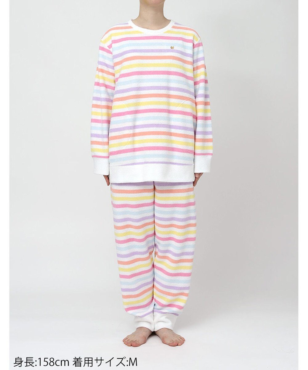 tsumori chisato SLEEP ツモリチサト パジャマ パイル(本体) あったか 長袖 長ズボン レディース UDW405 /ワコール 