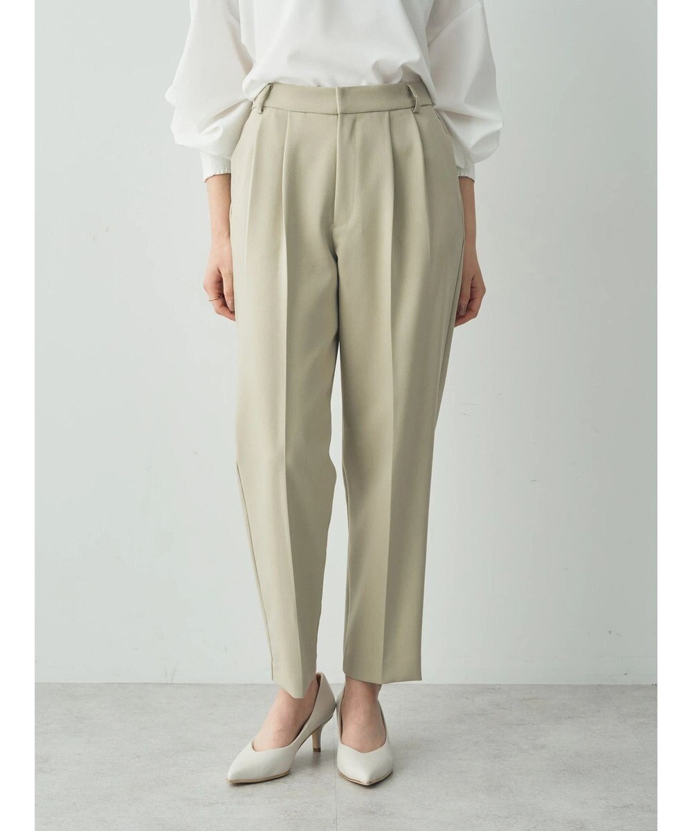 YECCA VECCA タックテーパードパンツ② 