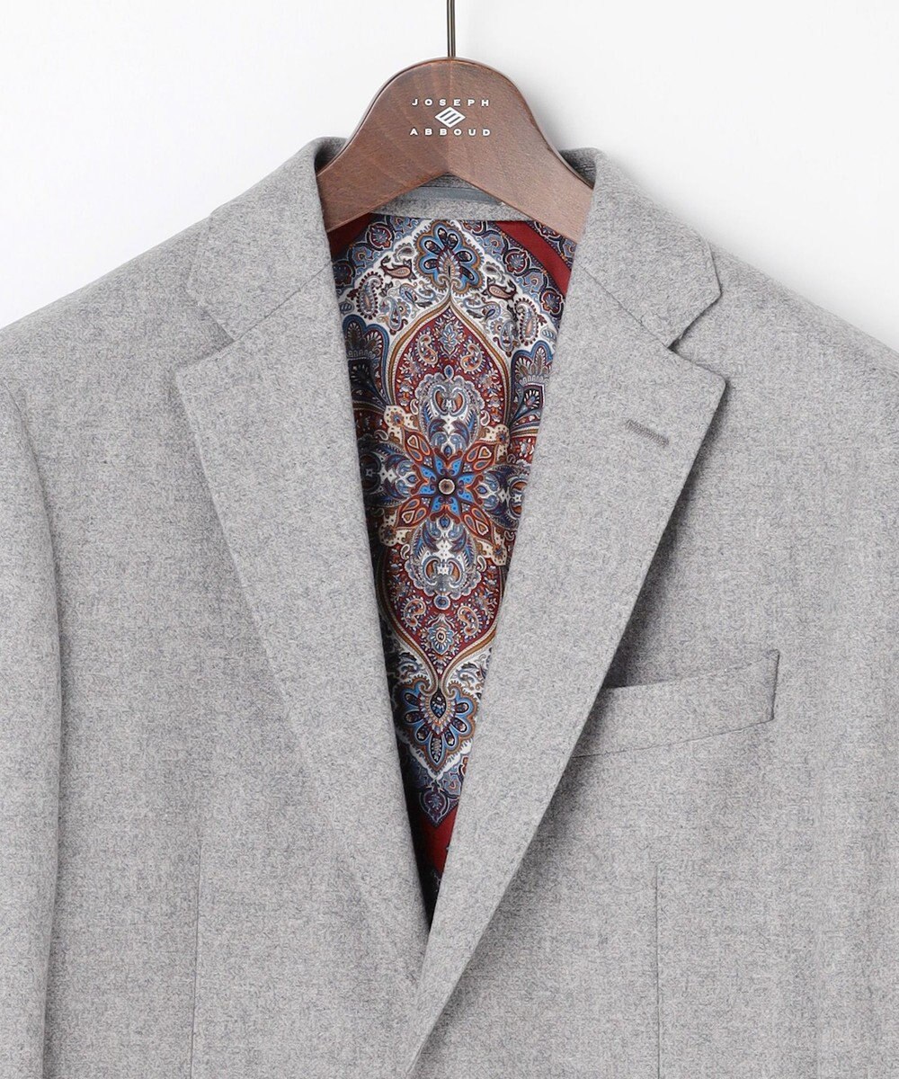 JOSEPH ABBOUD 【キングサイズ・ソフト/JAPANファブリック/LIBERTY柄裏地】ムリネフランネル ジャケット 