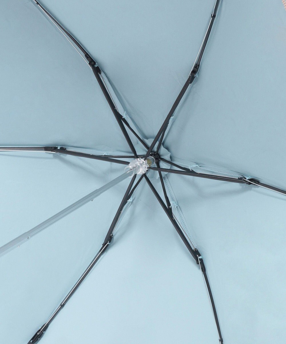 MOONBAT FURLA(フルラ) 晴雨兼用日傘 折りたたみ傘 ジッパー刺繍 1級遮光 遮熱 UV 