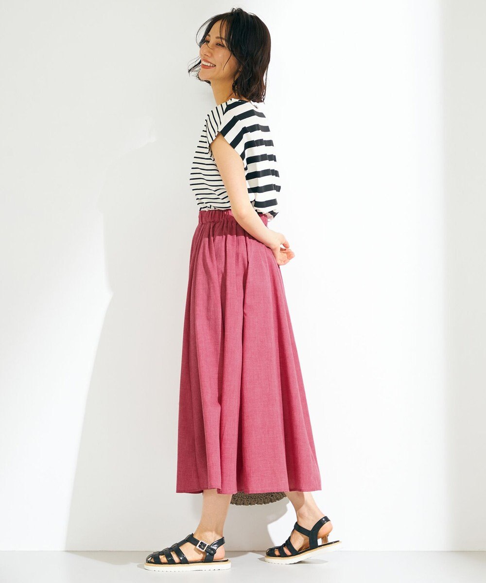 ANY 【接触冷感・UVケア】TCオーガビッツボーダー Tシャツ 