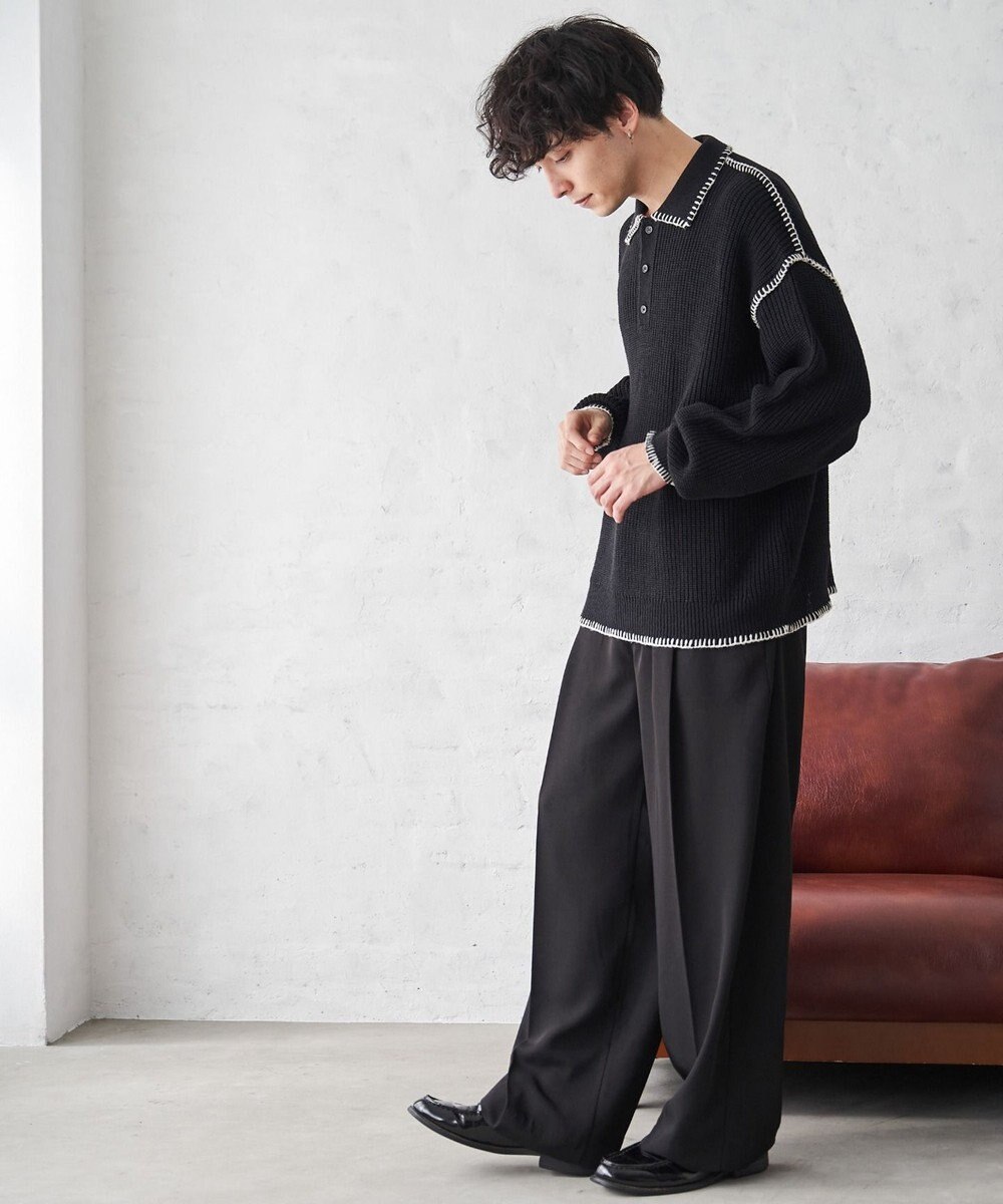 WEGO ハンドステッチポロプルオーバー 