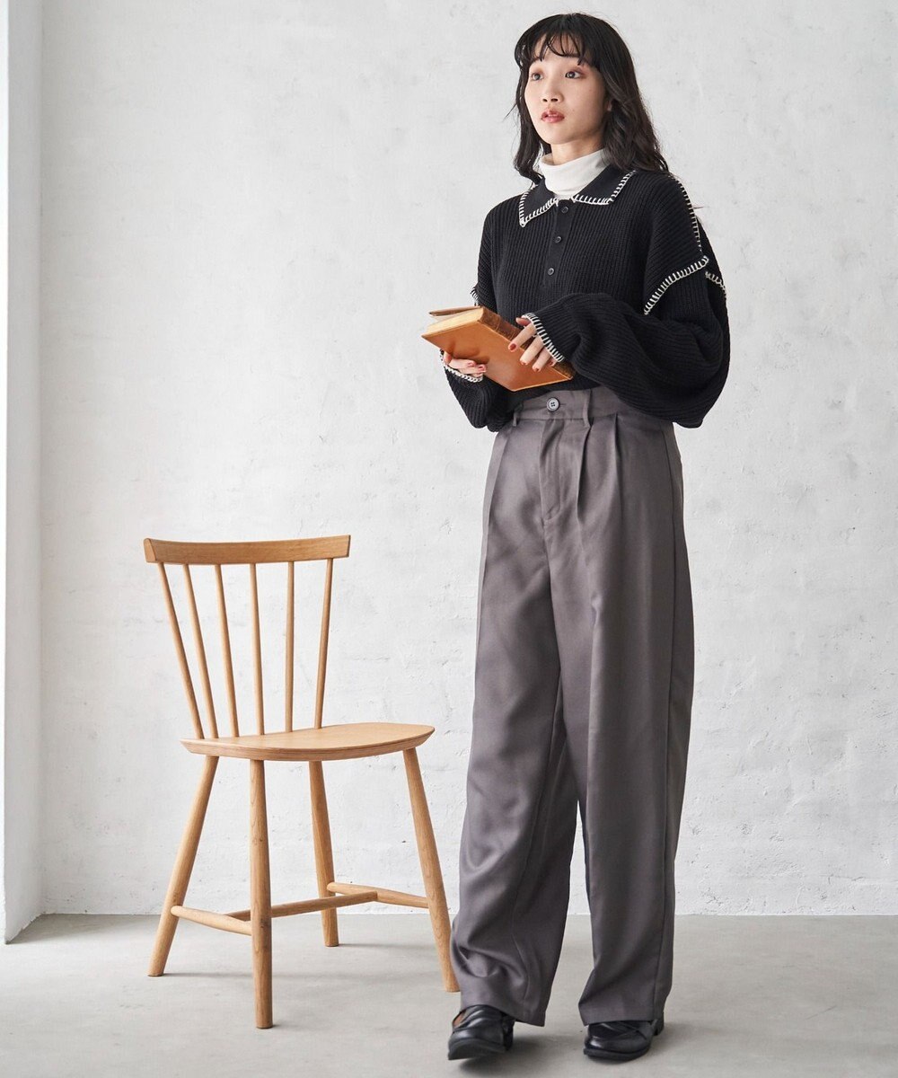 WEGO ハンドステッチポロプルオーバー 