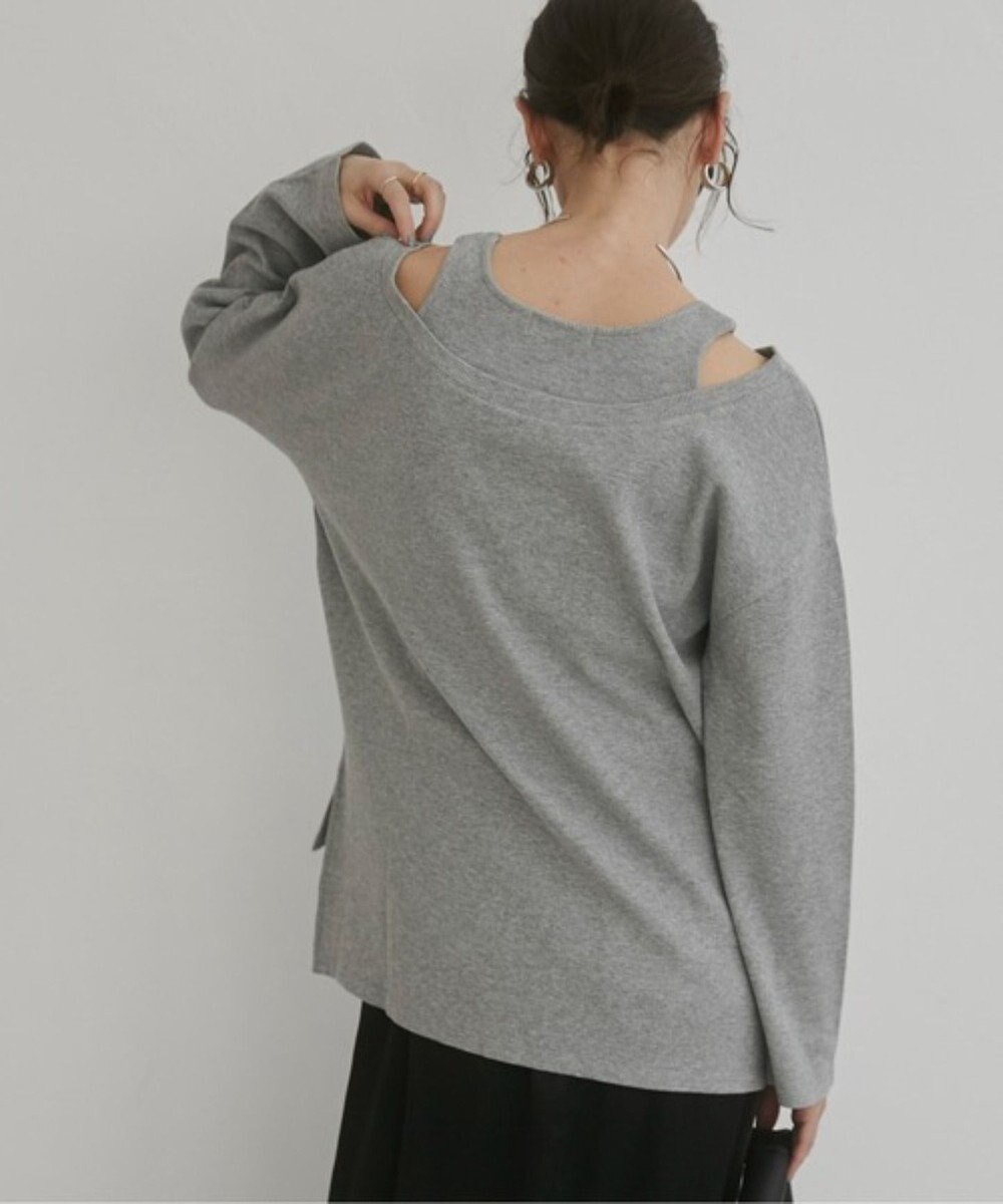 WEGO 【ANGIE VINTAGE】ワッフルフェイクレイヤードトップス 