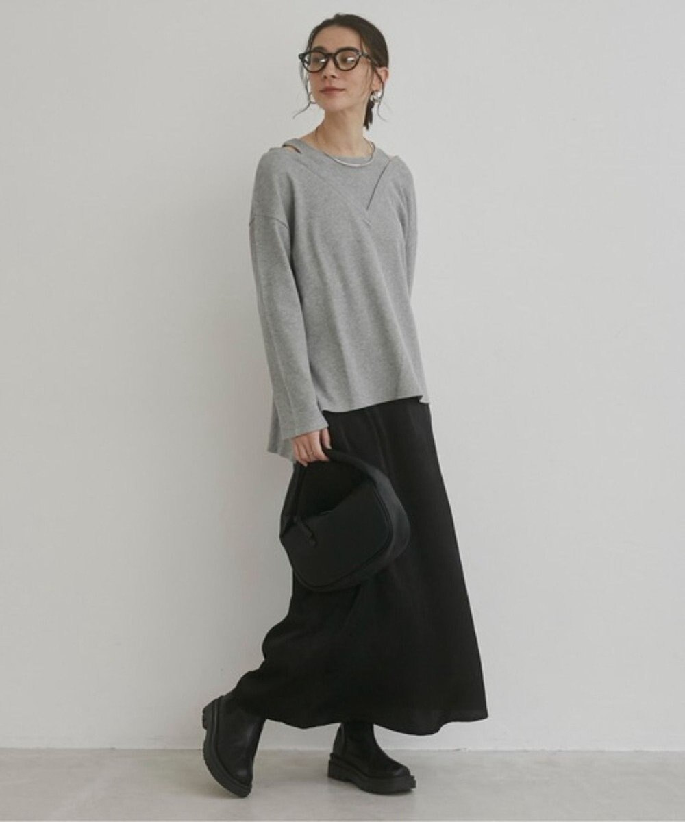 WEGO 【ANGIE VINTAGE】ワッフルフェイクレイヤードトップス 