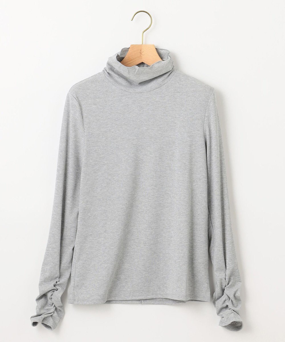 組曲 ラメシアーリブタートル カットソー 