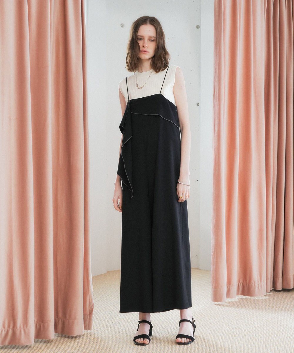 YECCA VECCA ラッフルキャミオールインワン 