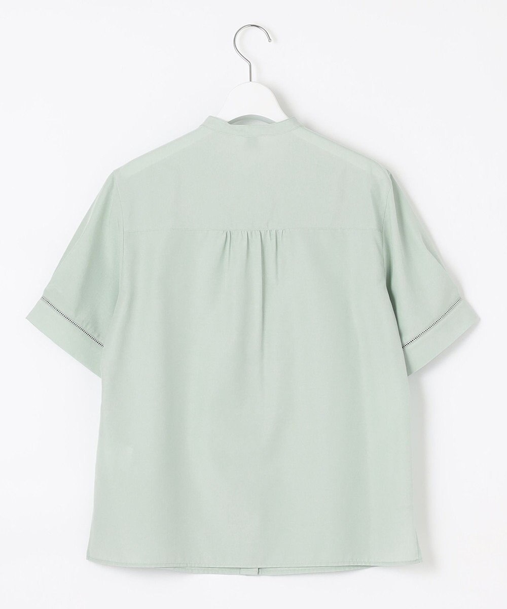 J.PRESS LADIES S 【洗える・イージーケア】ライトタンブラー バンドカラー ブラウス 