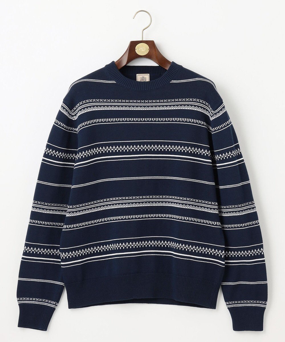 J.PRESS MEN ドライコットン フェアアイルニット 