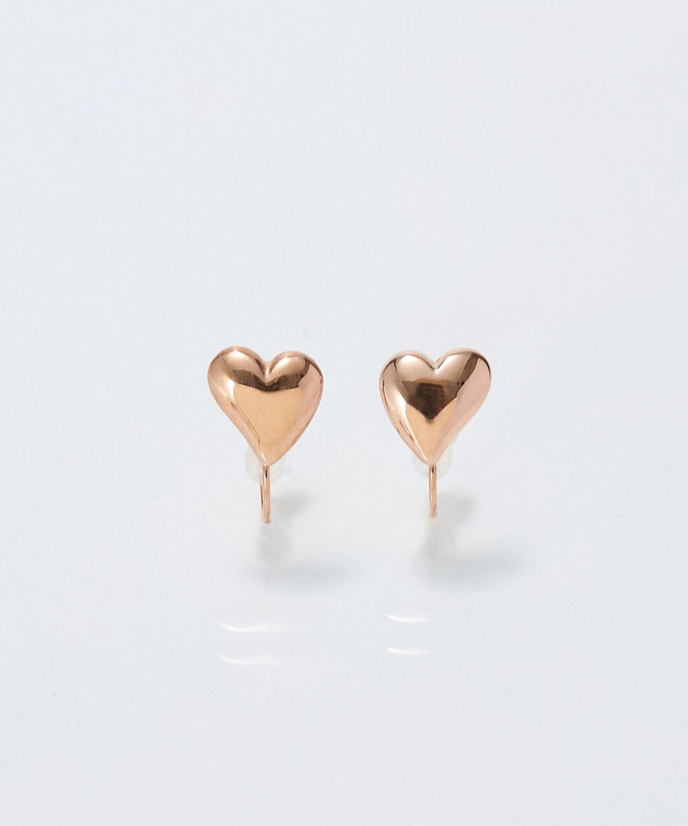 Phoebe <オンワード限定セット>【金属アレルギー対応】エレチェーンネックレス×ニュアンスハートライトフィットイヤリング/サージカルステンレス 