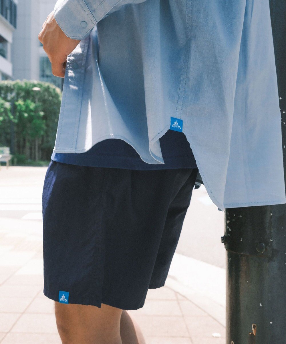 SHARE PARK MENS 【UVカット・撥水・ストレッチ】イージーデニムレギュラーカラーシャツ 